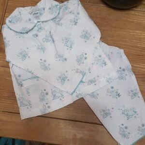 Disney White and Blue Kids Pajama Set